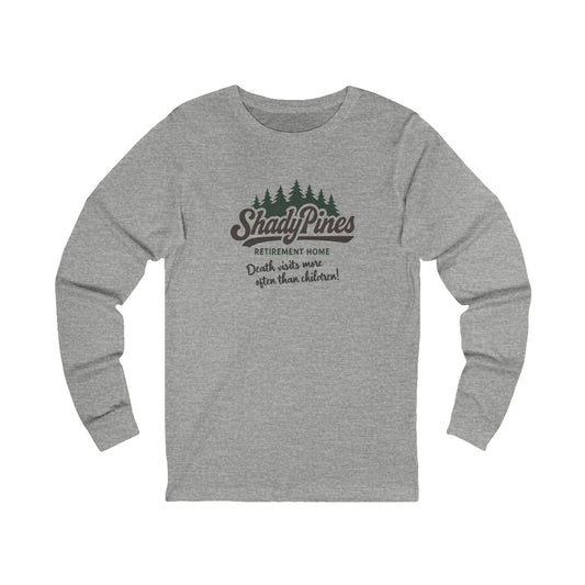 Shady Pines (Death Visits More Often Than Children) — Retro Long Sleeve (Light)