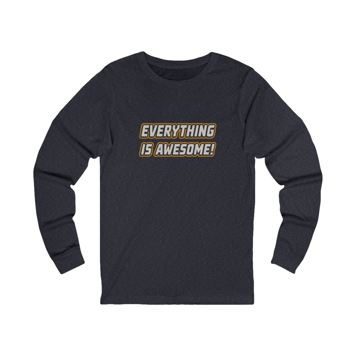 Everything is Awesome! — The LEGO Movie-Inspired Retro Long Sleeve (Dark)