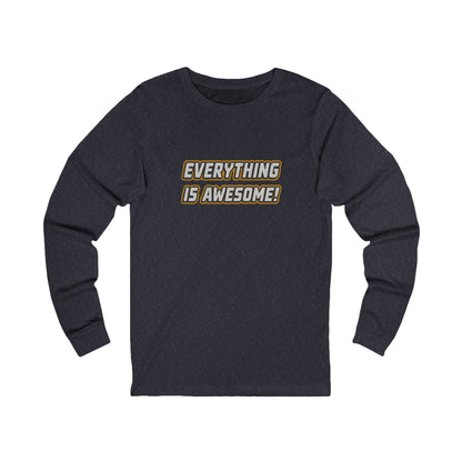 Everything is Awesome! — The LEGO Movie-Inspired Retro Long Sleeve (Dark)
