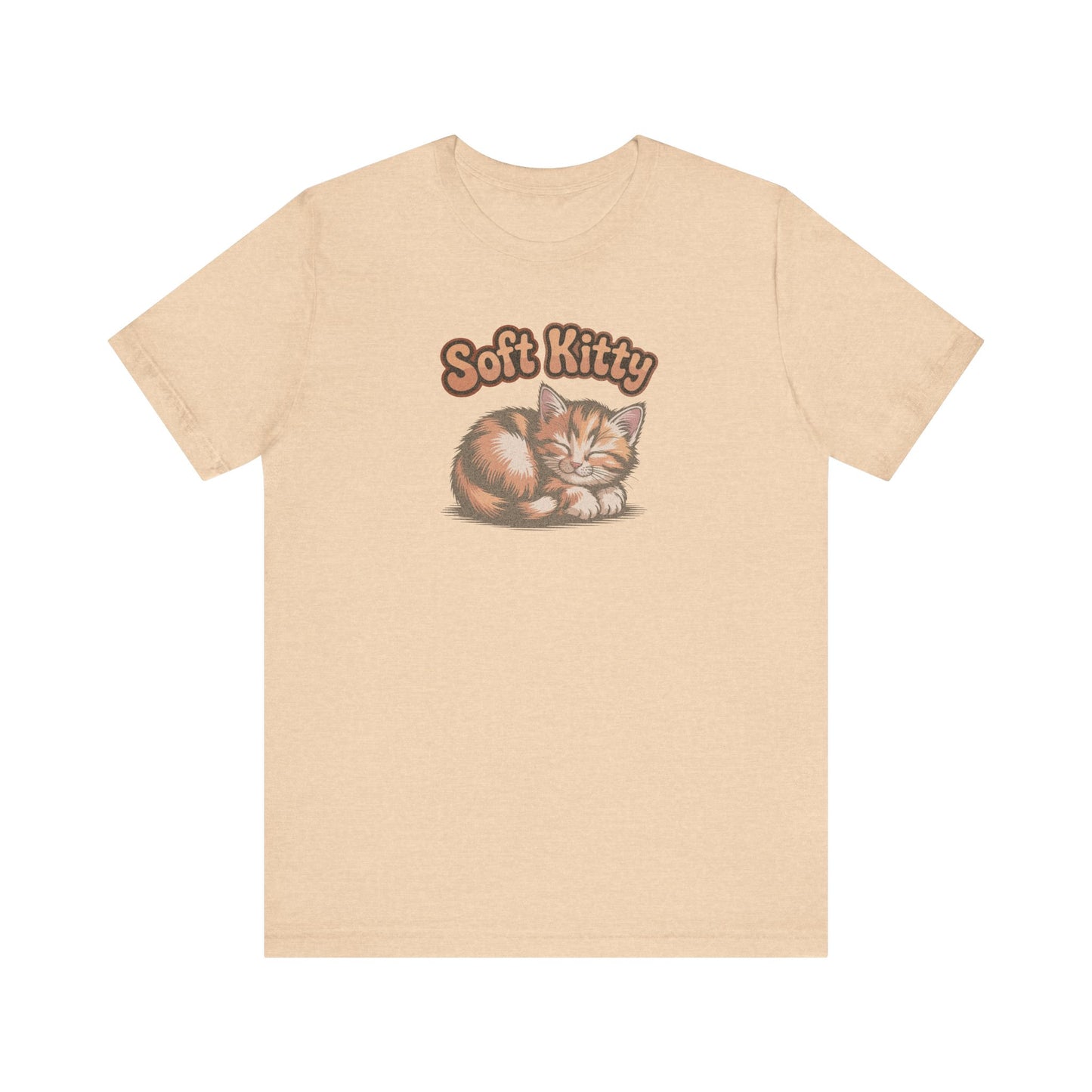 Soft Kitty Sick-Day Lullaby — Big Bang Theory Retro Tee (Light)