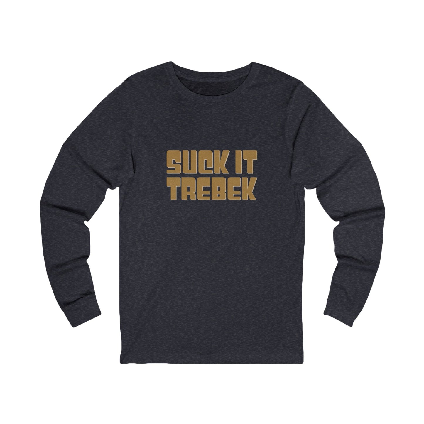 Suck It Trebek — SNL Celebrity Jeopardy Sketch Retro Long Sleeve (Dark)