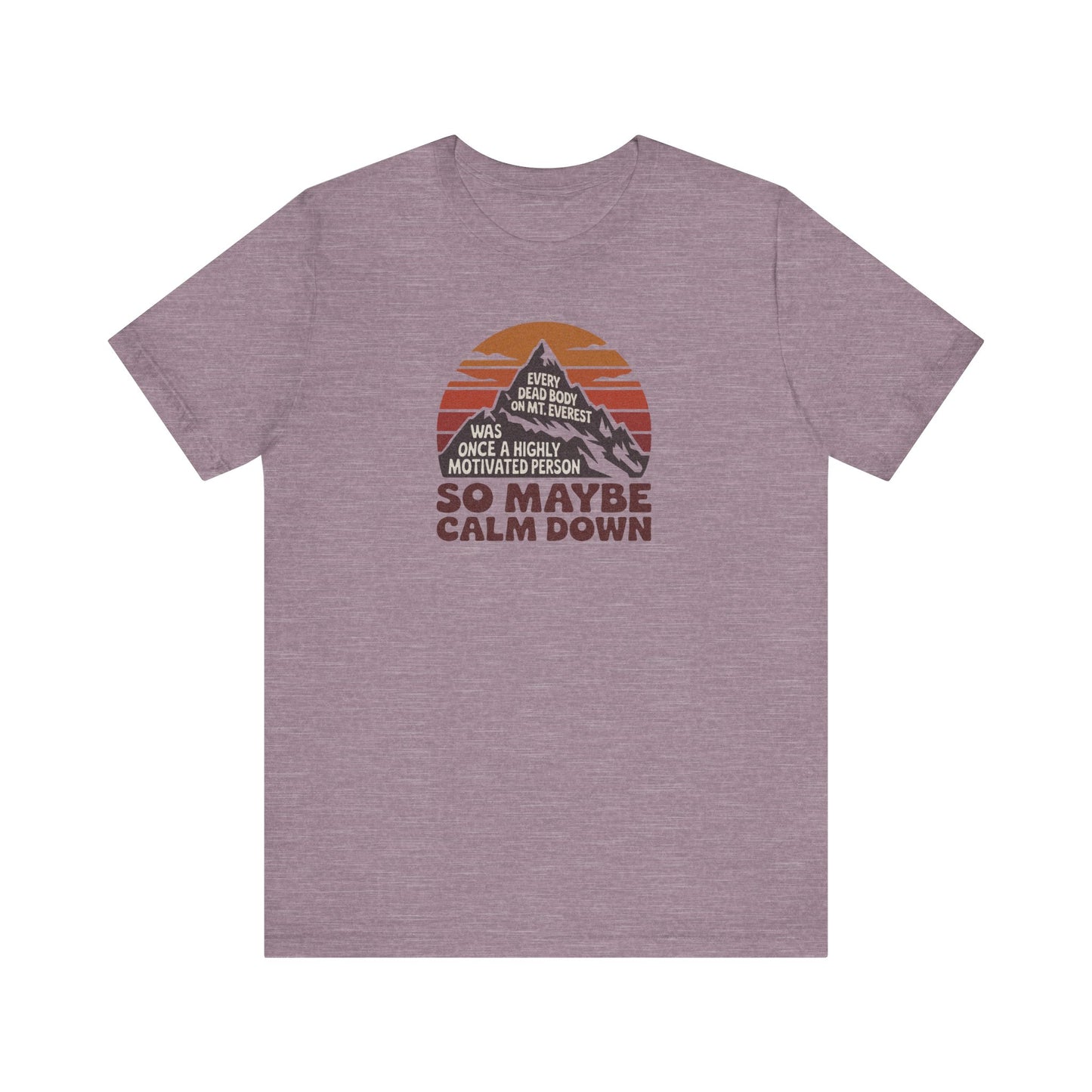 Everything in Moderation (Especially Fitness) – Mount Everest Retro Tee (Light)