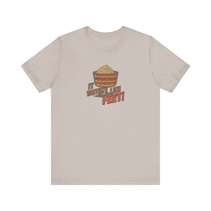 It Tastes Like Feet! — Thanksgiving Trifle Retro Tee (Light)