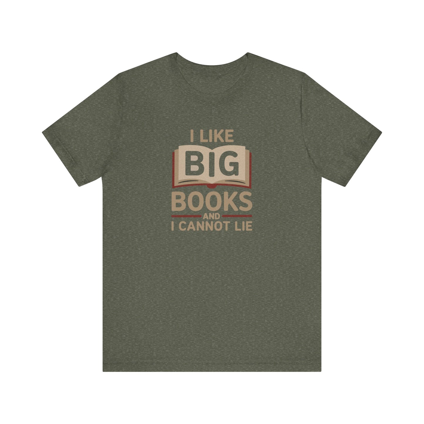 I Like Big Books and I Cannot Lie — Bibliophile Retro Tee (Dark)