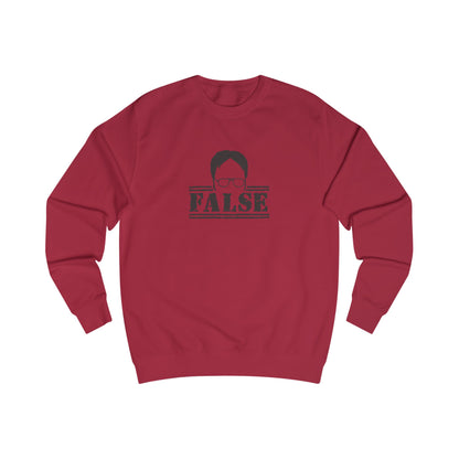 Dwight Schrute FALSE —  The Office-Inspired Sweatshirt (Light)