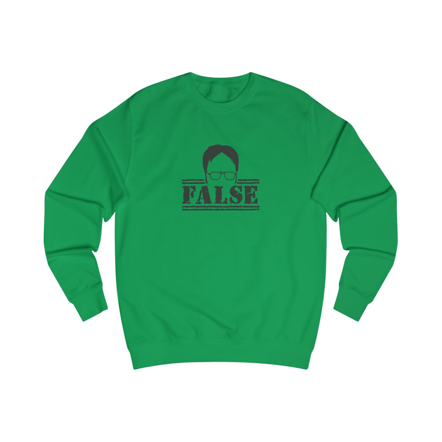 Dwight Schrute FALSE —  The Office-Inspired Sweatshirt (Light)