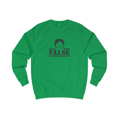 Dwight Schrute FALSE —  The Office-Inspired Sweatshirt (Light)