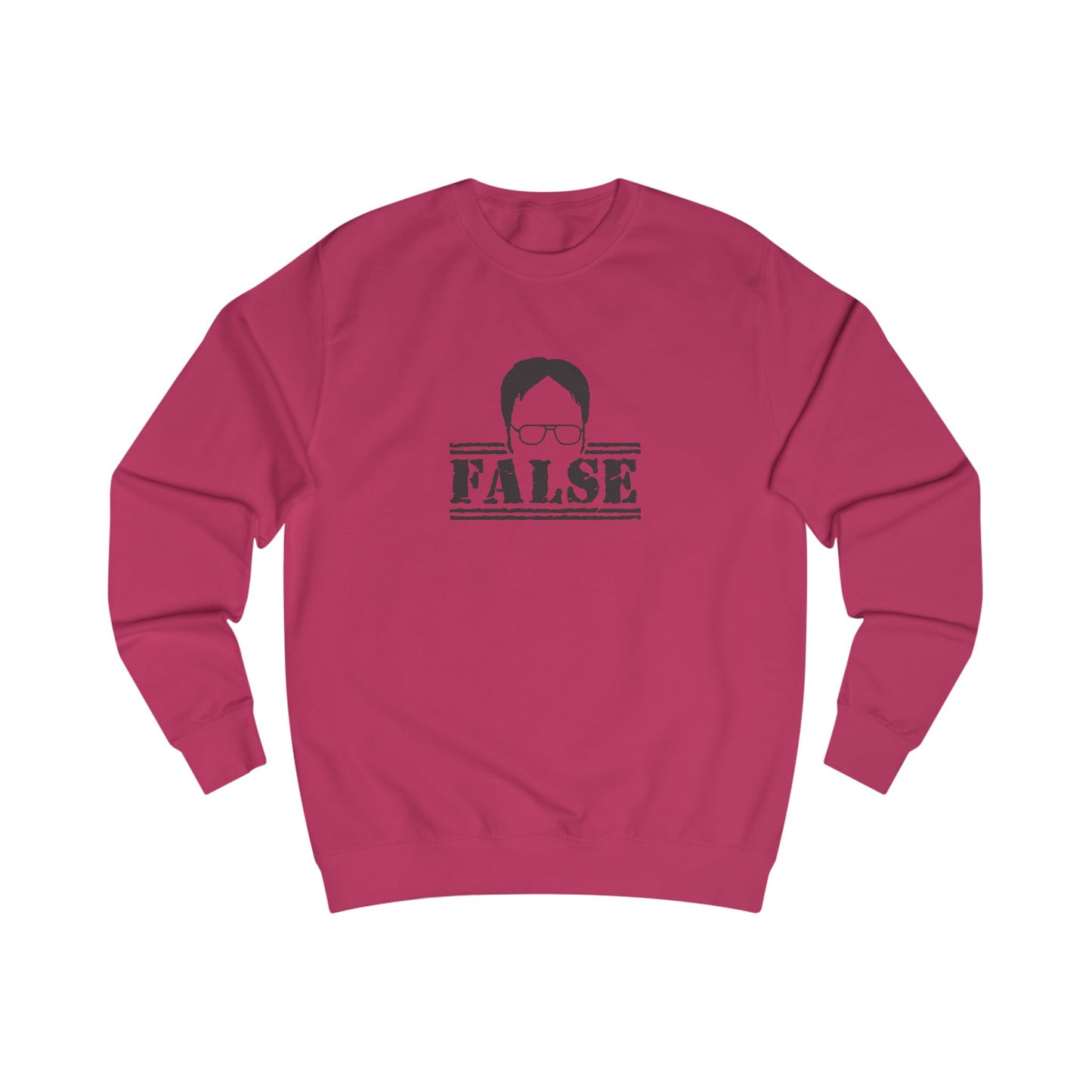 Dwight Schrute FALSE —  The Office-Inspired Sweatshirt (Light)