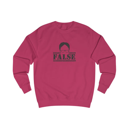 Dwight Schrute FALSE —  The Office-Inspired Sweatshirt (Light)