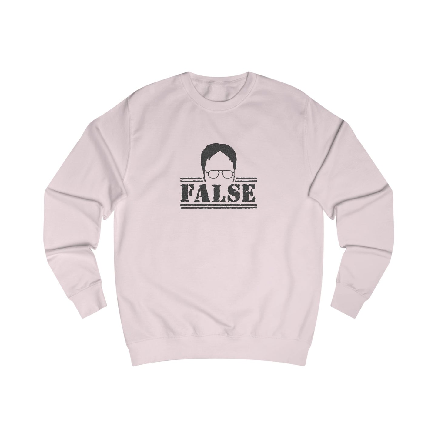 Dwight Schrute FALSE —  The Office-Inspired Sweatshirt (Light)