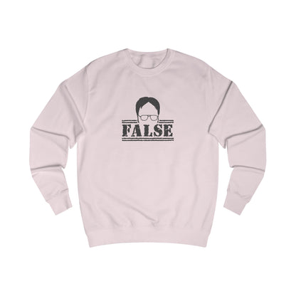 Dwight Schrute FALSE —  The Office-Inspired Sweatshirt (Light)