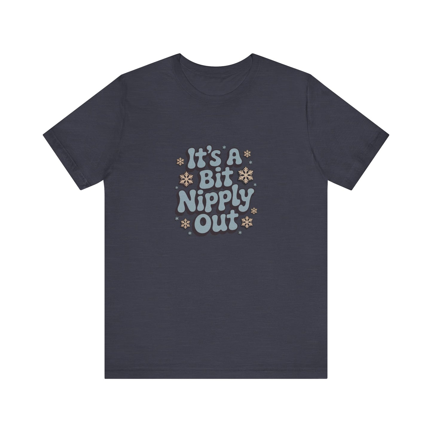It's a Bit Nipply Out — Christmas Vacation Retro Tee (Dark)