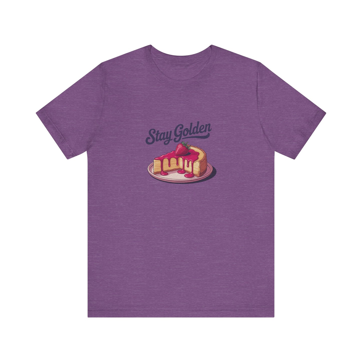 Stay Golden — Retro Cheesecake Graphic Tee (Light)