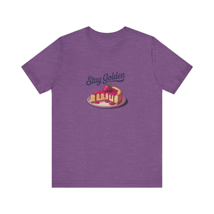 Stay Golden — Retro Cheesecake Graphic Tee (Light)