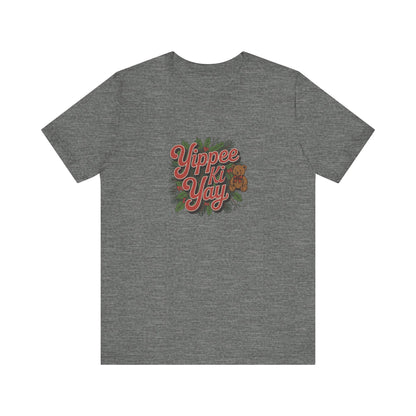 Yippee Ki Yay — Die Hard Retro Christmas Tee (Light)