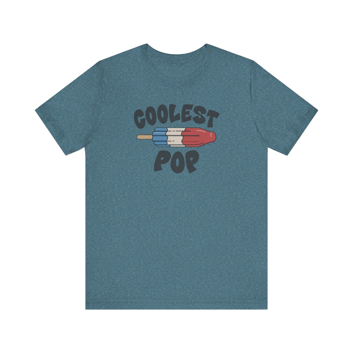 Coolest Pop Shirt — Funny Dad Gift, Retro Ice Pop Tee