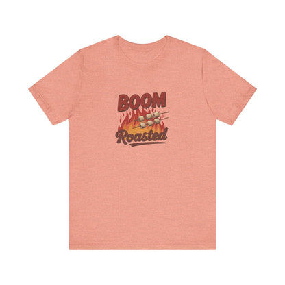 Boom, Roasted — Michael Scott Retro Tee (Light)