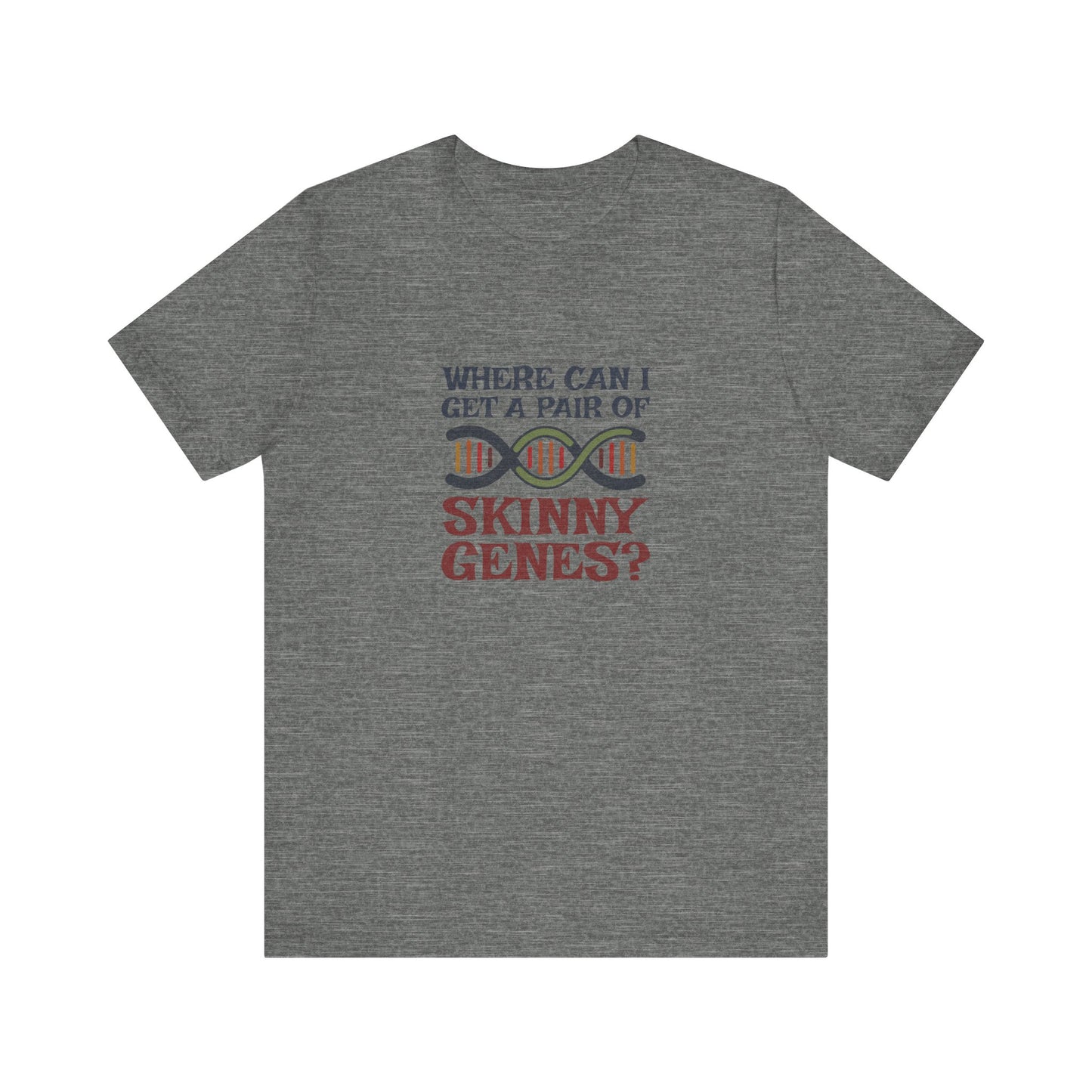 Pair of Skinny Genes (Colorful) — Retro Graphic Tee (Light)