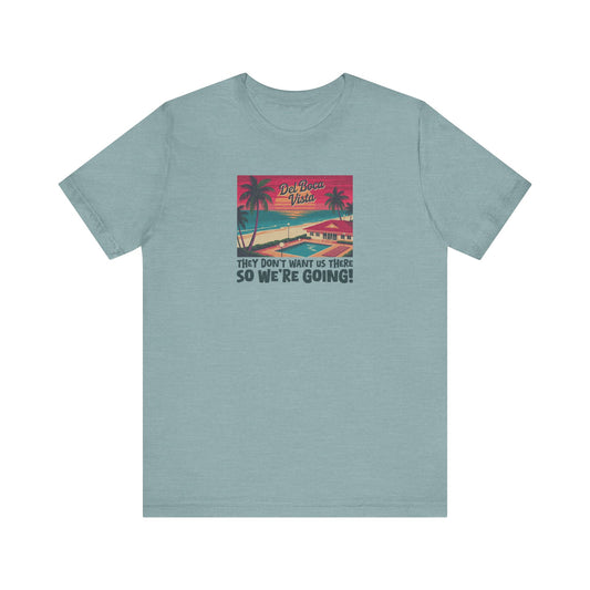 Del Boca Vista (We’re Going!) — Seinfeld Retro Tee (Light)