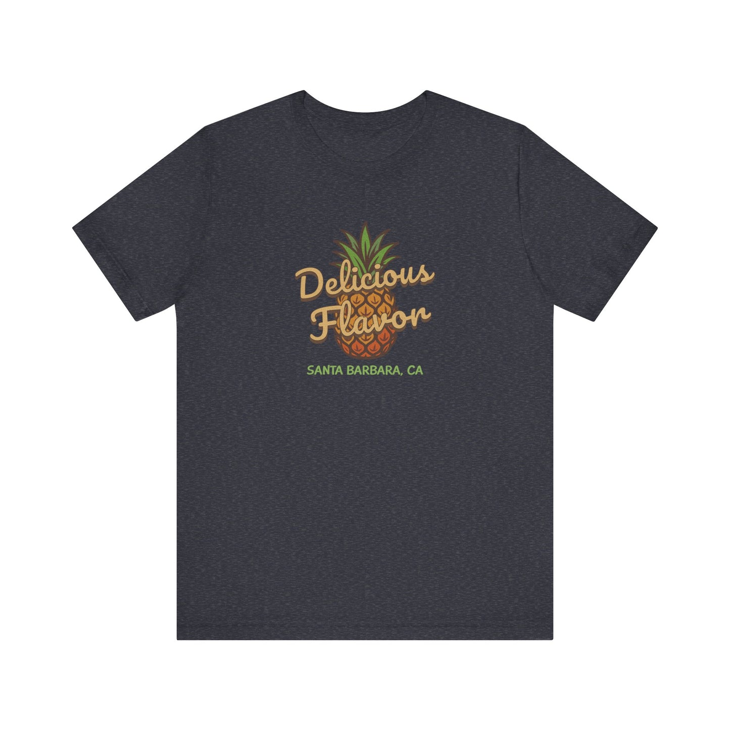 Delicious Flavor — Santa Barbara Pineapple Retro Tee (Dark)