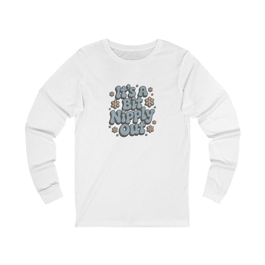 It's a Bit Nipply Out — Christmas Vacation Retro Long Sleeve (Light)