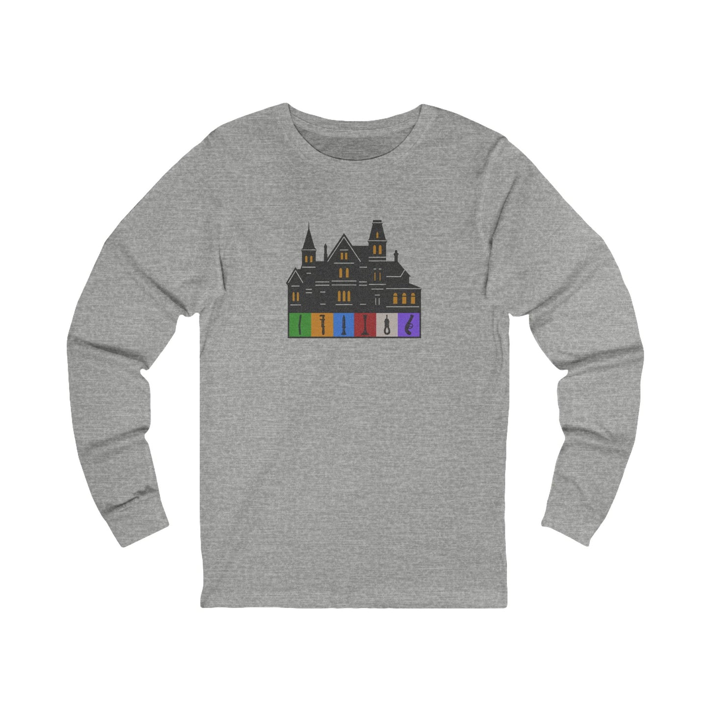 Welcome to Hill House (Off Route 41) — Clue Retro Long Sleeve (Light)