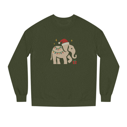 White Elephant Season — Retro Christmas Sweatshirt (Dark)