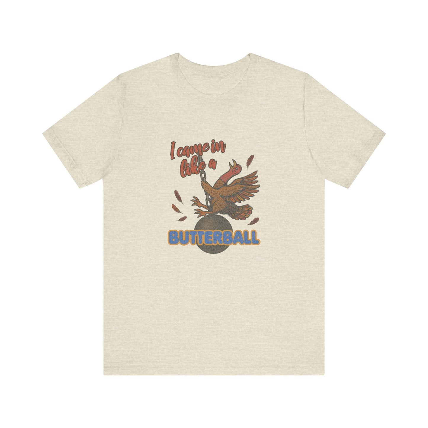 Like a Butterball — Miley Cyrus Thanksgiving Parody Retro Tee (Light)