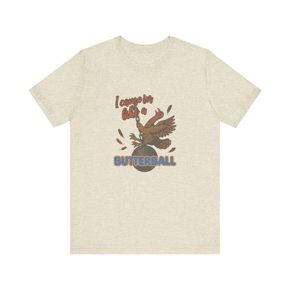 Like a Butterball — Miley Cyrus Thanksgiving Parody Retro Tee (Light)