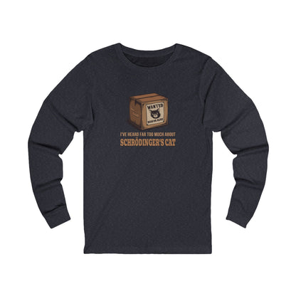 Schrödinger’s Cat — Big Bang Theory Retro Long Sleeve (Dark)
