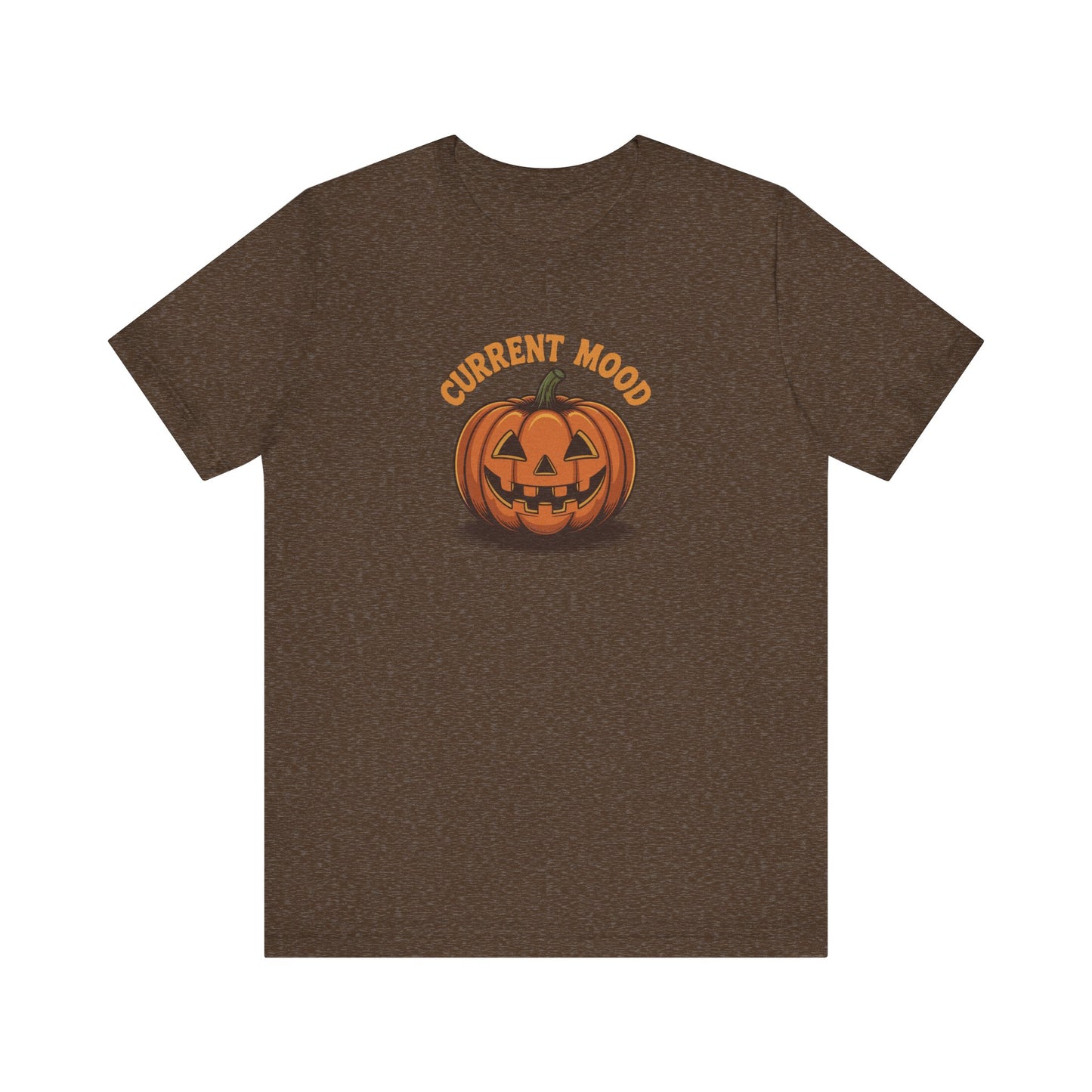 Current Mood (Vintage Jack) — Retro Halloween Tee (Dark)