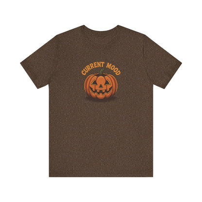 Current Mood (Vintage Jack) — Retro Halloween Tee (Dark)