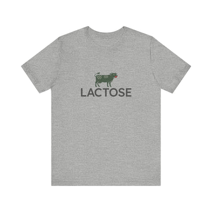 Life is a Beautiful… Typo – LACTOSE Logo Parody Retro Tee (Light)