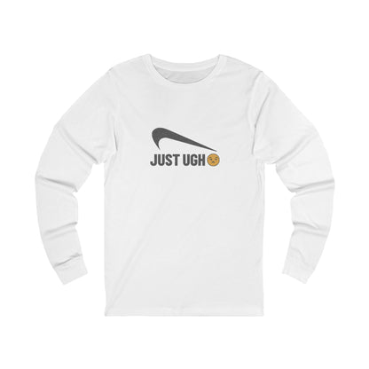 Just Ugh 😒 Athletic Parody — Retro Workout Long Sleeve (Light)