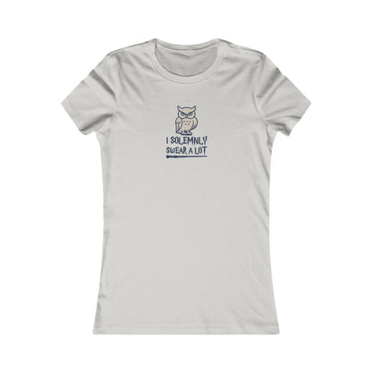I Solemnly Swear a Lot — Harry Potter Retro Women's Tee (Light)