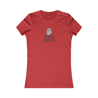 I Solemnly Swear a Lot — Harry Potter Retro Women's Tee (Light)