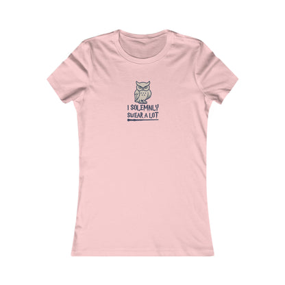 I Solemnly Swear a Lot — Harry Potter Retro Women's Tee (Light)