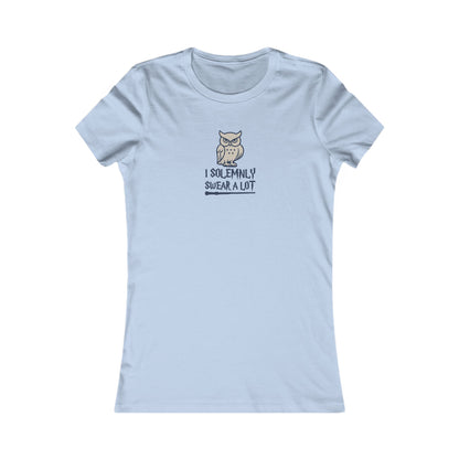 I Solemnly Swear a Lot — Harry Potter Retro Women's Tee (Light)