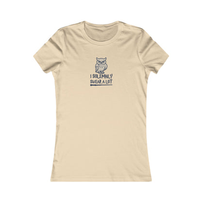 I Solemnly Swear a Lot — Harry Potter Retro Women's Tee (Light)