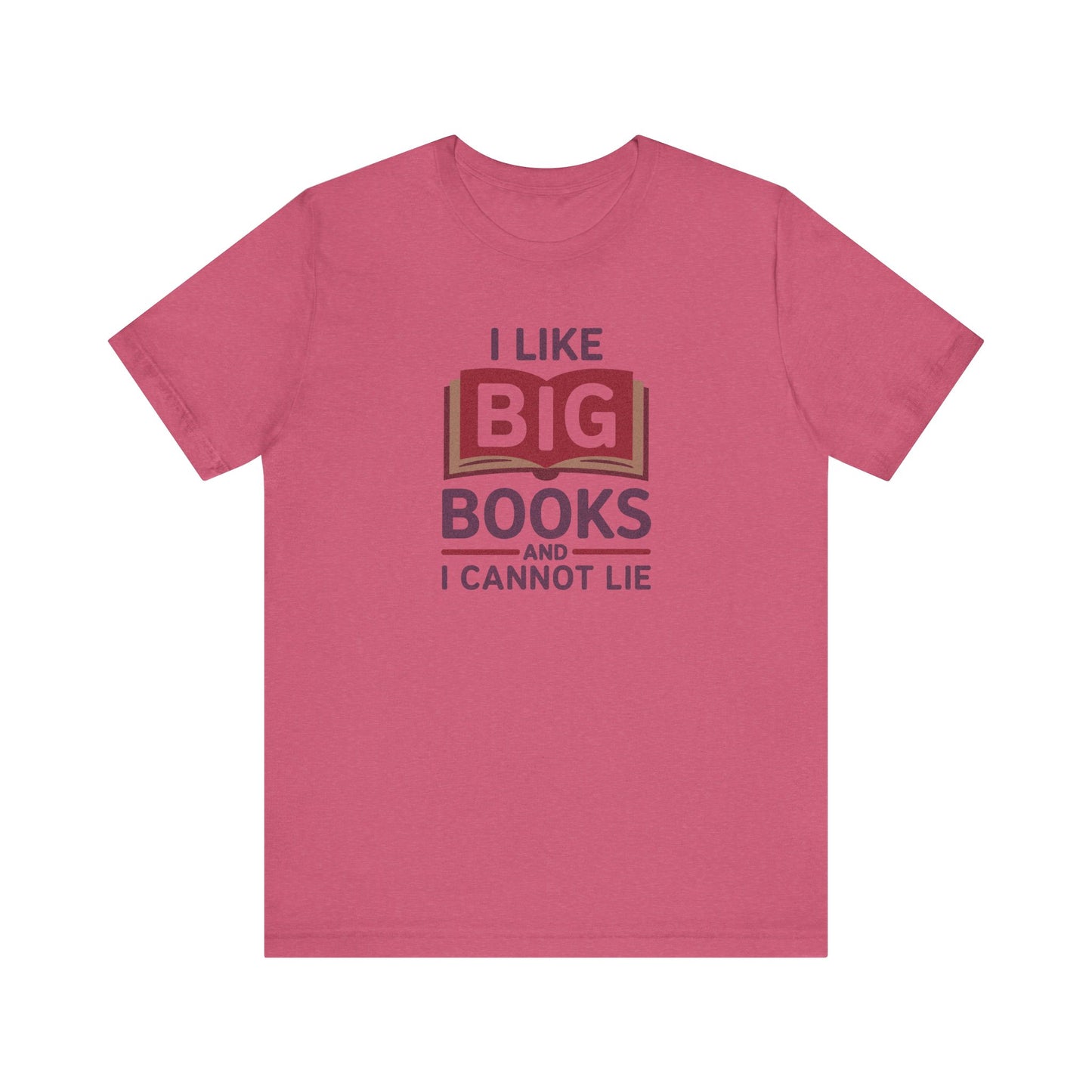 I Like Big Books and I Cannot Lie — Bibliophile Retro Tee (Light)