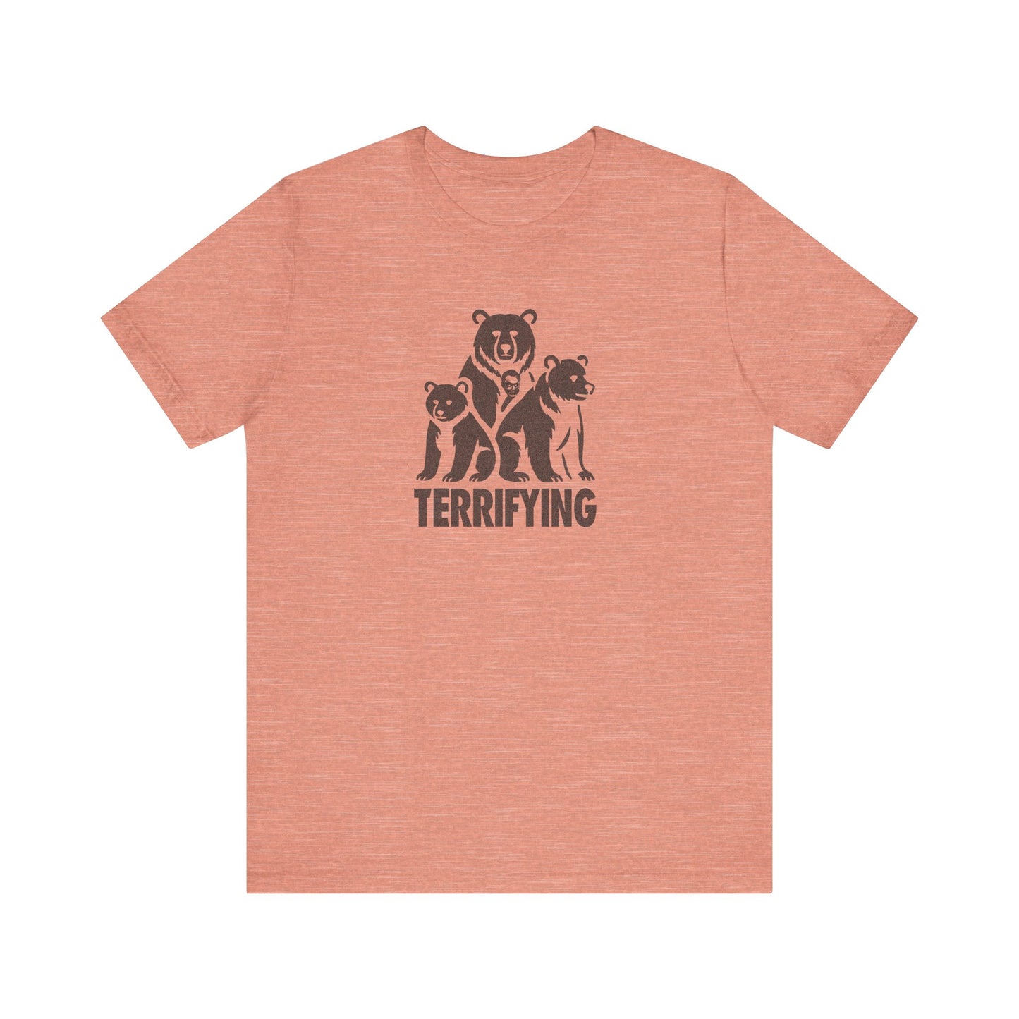 Bears Are Terrifying — Retro Silhouette Tee (Light)