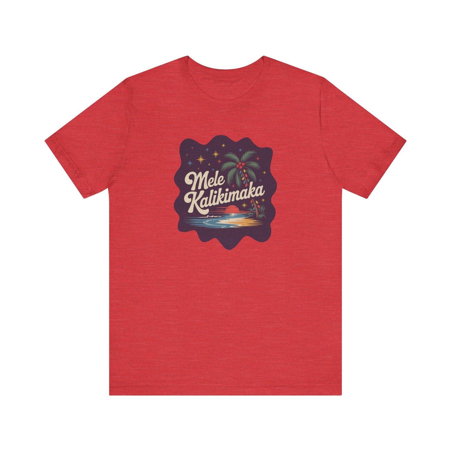 Mele Kalikimaka — Retro Hawaiian Christmas Tee (Light)