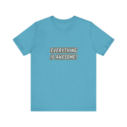 Everything is Awesome! — The LEGO Movie-Inspired Retro Tee (Light)