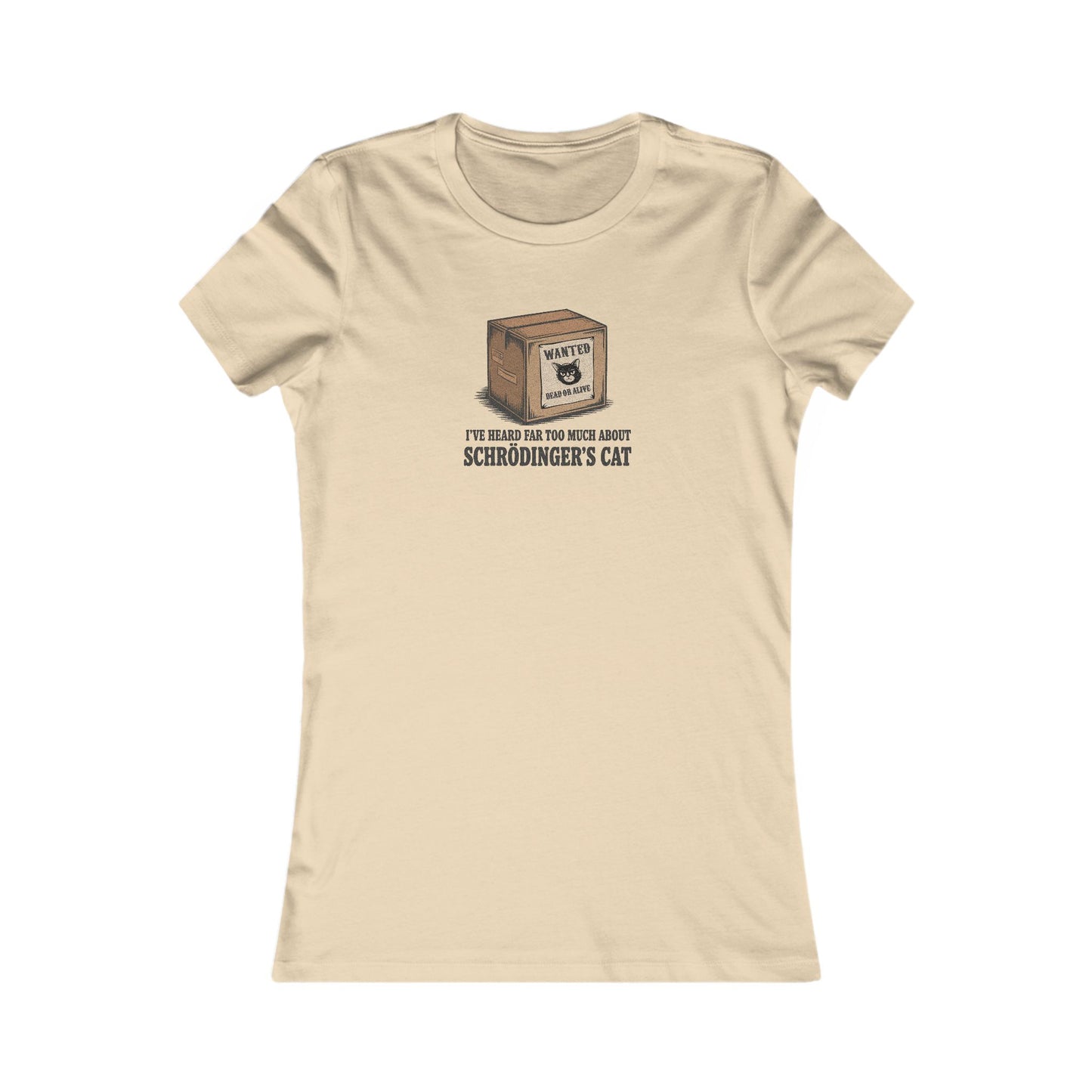 Schrödinger’s Cat — Big Bang Theory Retro Women's Tee (Light)