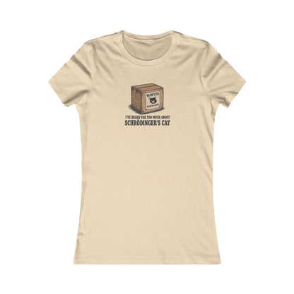 Schrödinger’s Cat — Big Bang Theory Retro Women's Tee (Light)