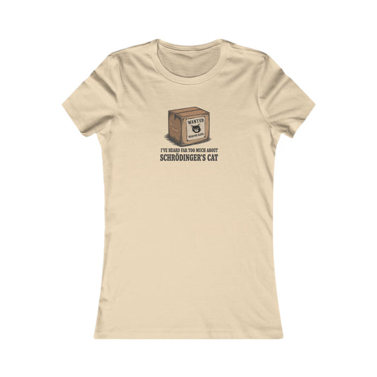 Schrödinger’s Cat — Big Bang Theory Retro Women's Tee (Light)