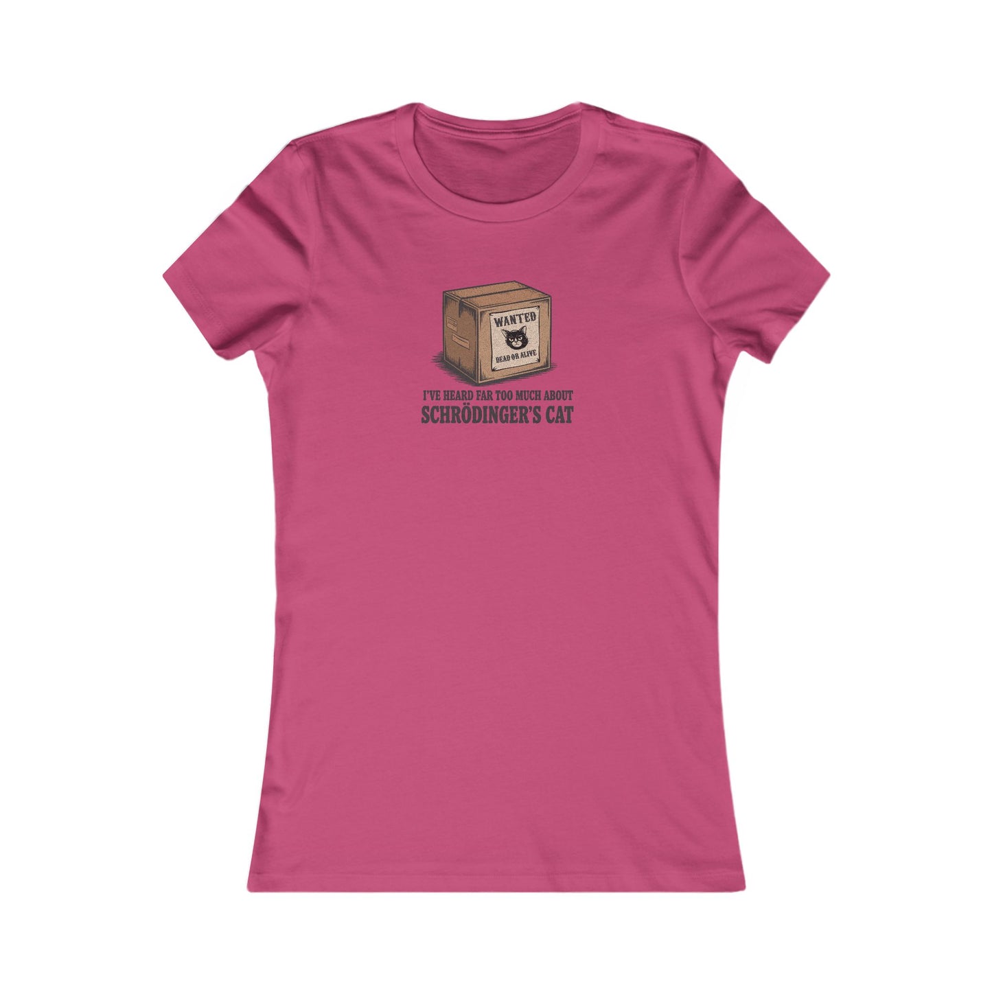 Schrödinger’s Cat — Big Bang Theory Retro Women's Tee (Light)