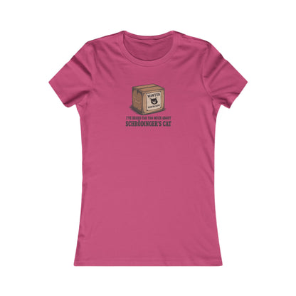 Schrödinger’s Cat — Big Bang Theory Retro Women's Tee (Light)