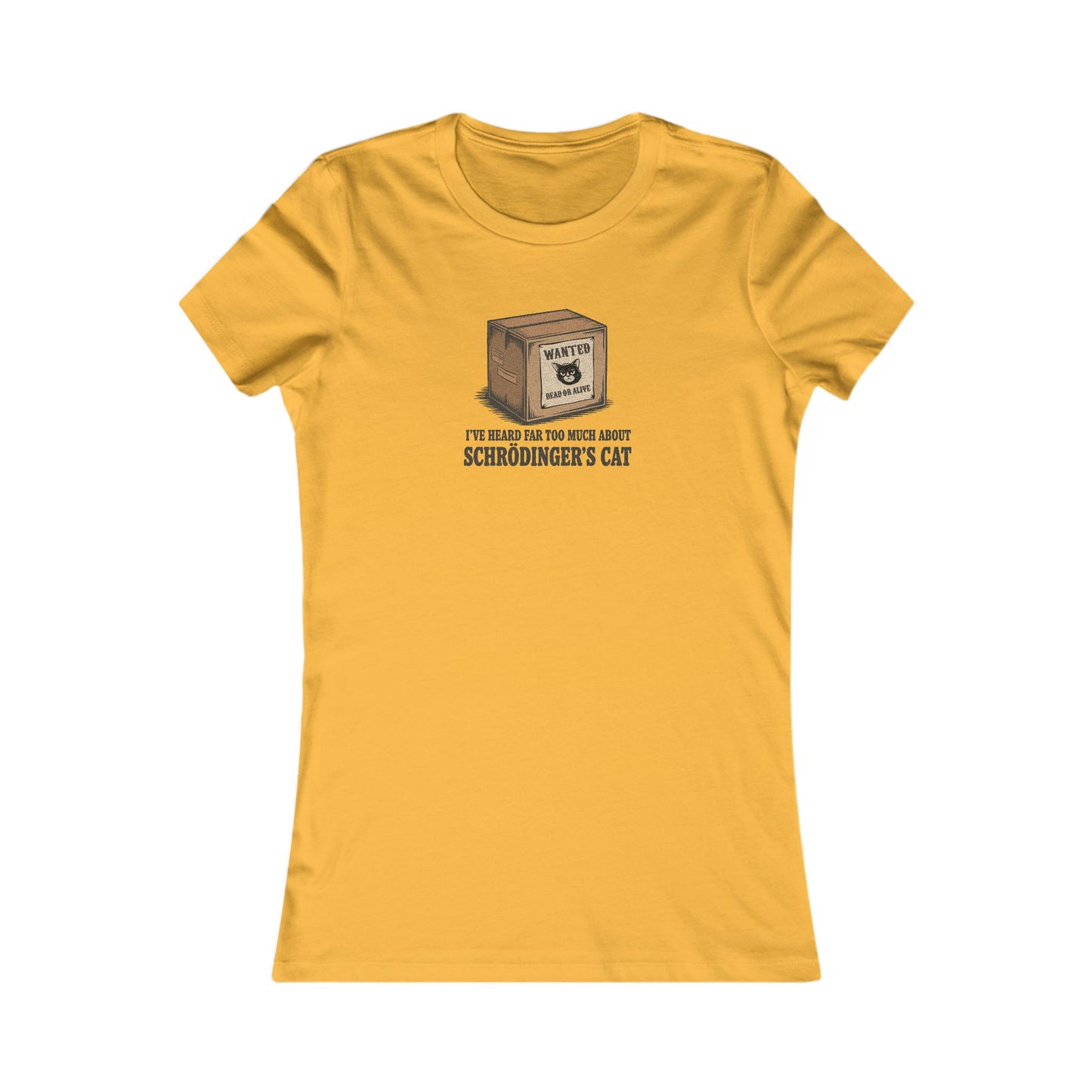 Schrödinger’s Cat — Big Bang Theory Retro Women's Tee (Light)