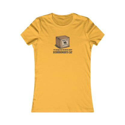 Schrödinger’s Cat — Big Bang Theory Retro Women's Tee (Light)